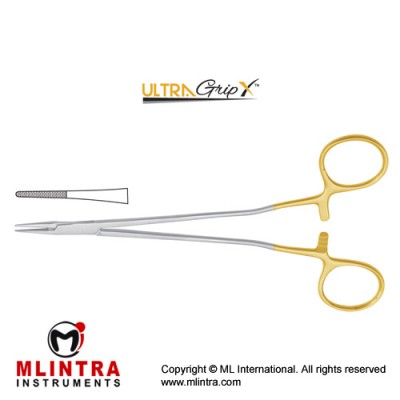 UltraGripX™ TC Hegar-Vascular Needle Holder Stainless Steel, 23 cm - 9"